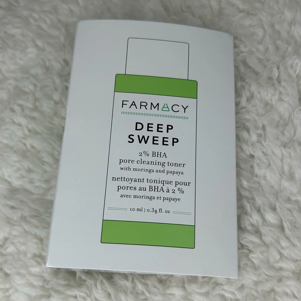 Farmacy Deep Sweep Pore Cleaning Toner Sample NEW
